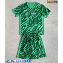 Maglie da calcio Brasile Portiere Prima Maglia Bambino Copa America 2024 Manica Corta (+ Pantaloni corti)